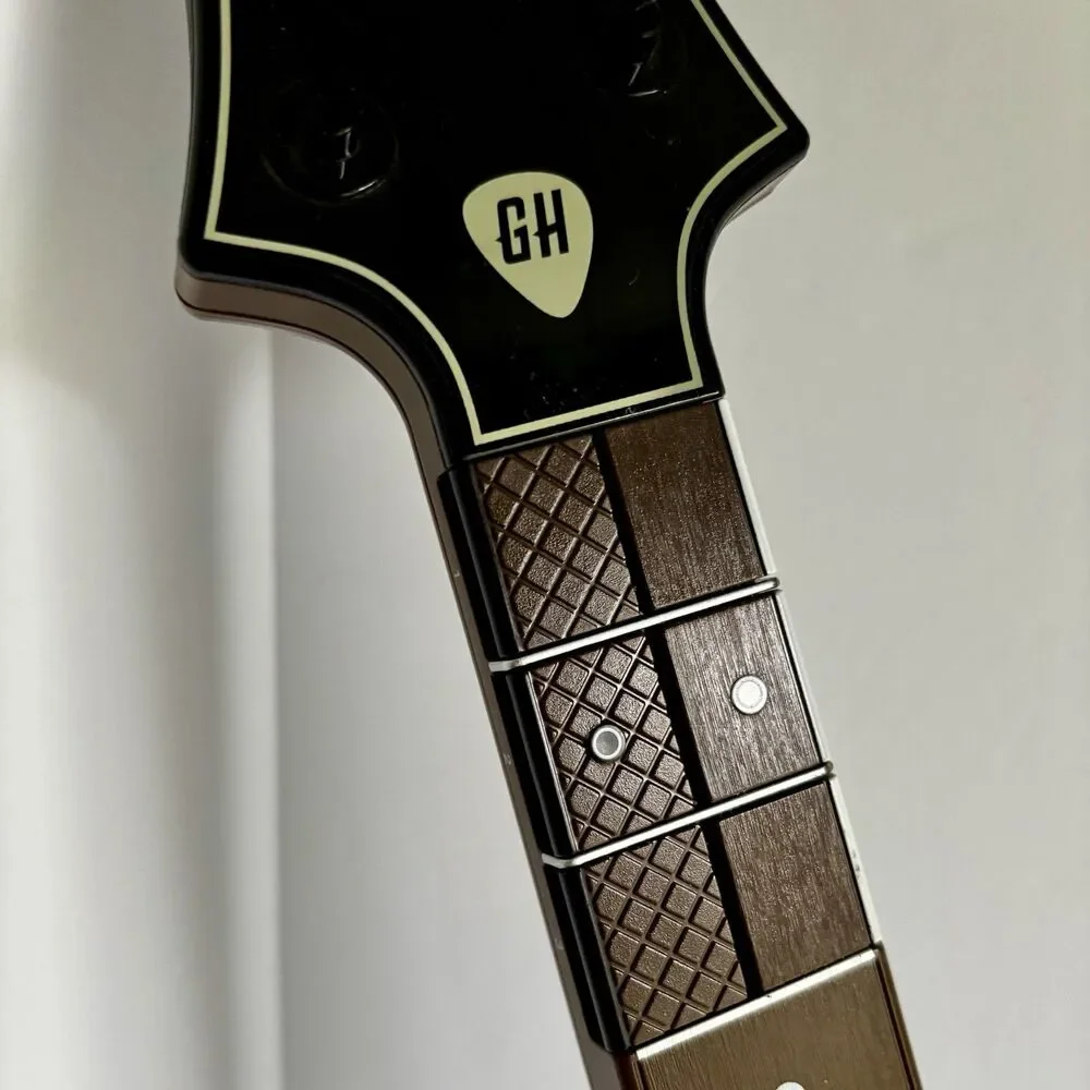 Guitar Hero Live Wireless Black Gold Guitar Style 0000654 For PS3 No Dongle